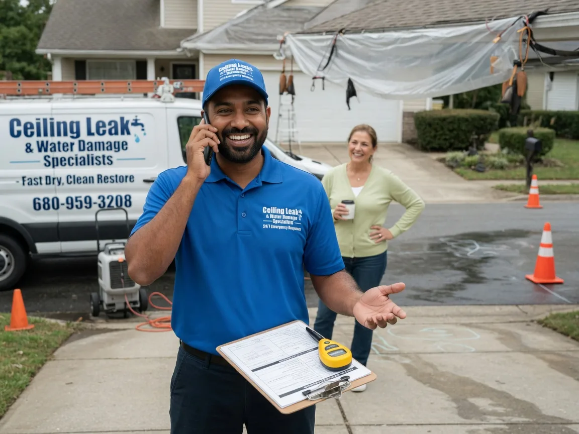 Ceiling Leak Cleanup Marble Falls, TX FAQs